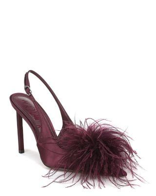 Women's Tegan Feather Slingback Pumps by SAM EDELMAN