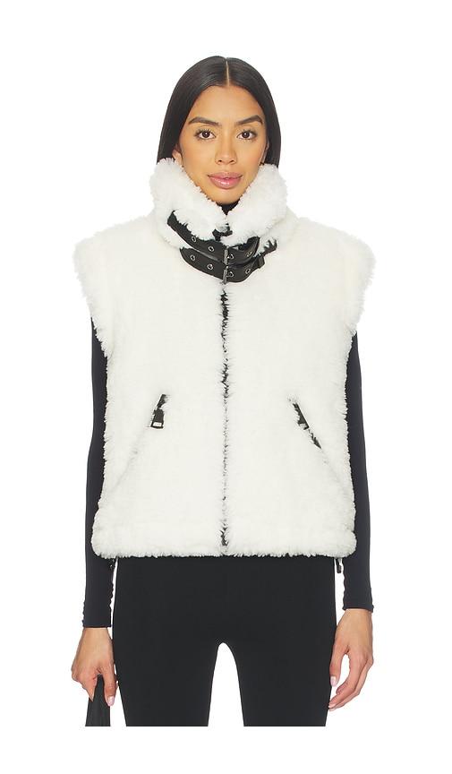 SAM. Sherpa Vest in White by SAM.