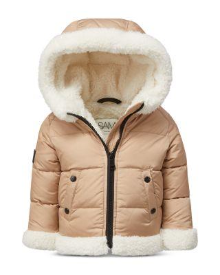 Unisex Blizzard Faux Shearling Puffer Jacket - Baby by SAM.
