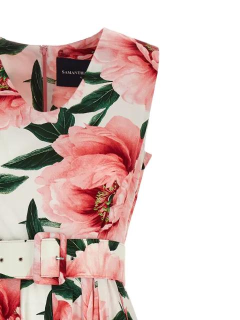 Abilia floral midi dress by SAMANTHA SUNG