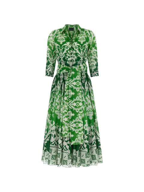 Aster printed cotton dress by SAMANTHA SUNG