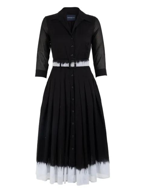 Audrey button-up pleated dress by SAMANTHA SUNG