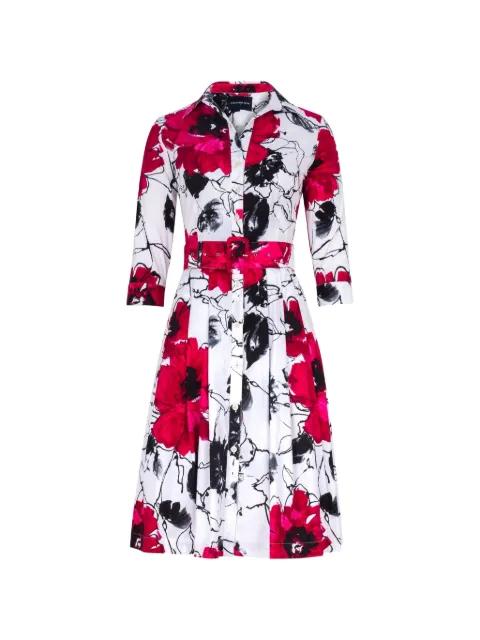 Audrey floral-print midi dress by SAMANTHA SUNG