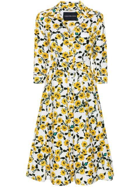 Audrey midi shirt dress by SAMANTHA SUNG