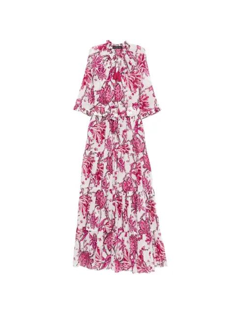 Eva floral-print tiered dress by SAMANTHA SUNG