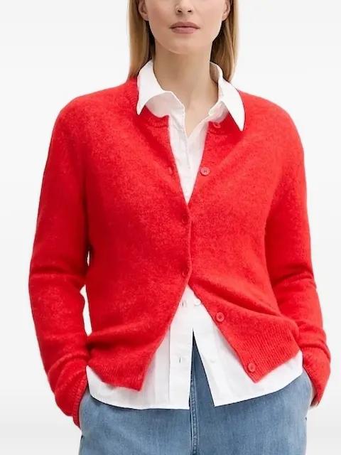 Nor button-front knitted cardigan by SAMSOE&SAMSOE