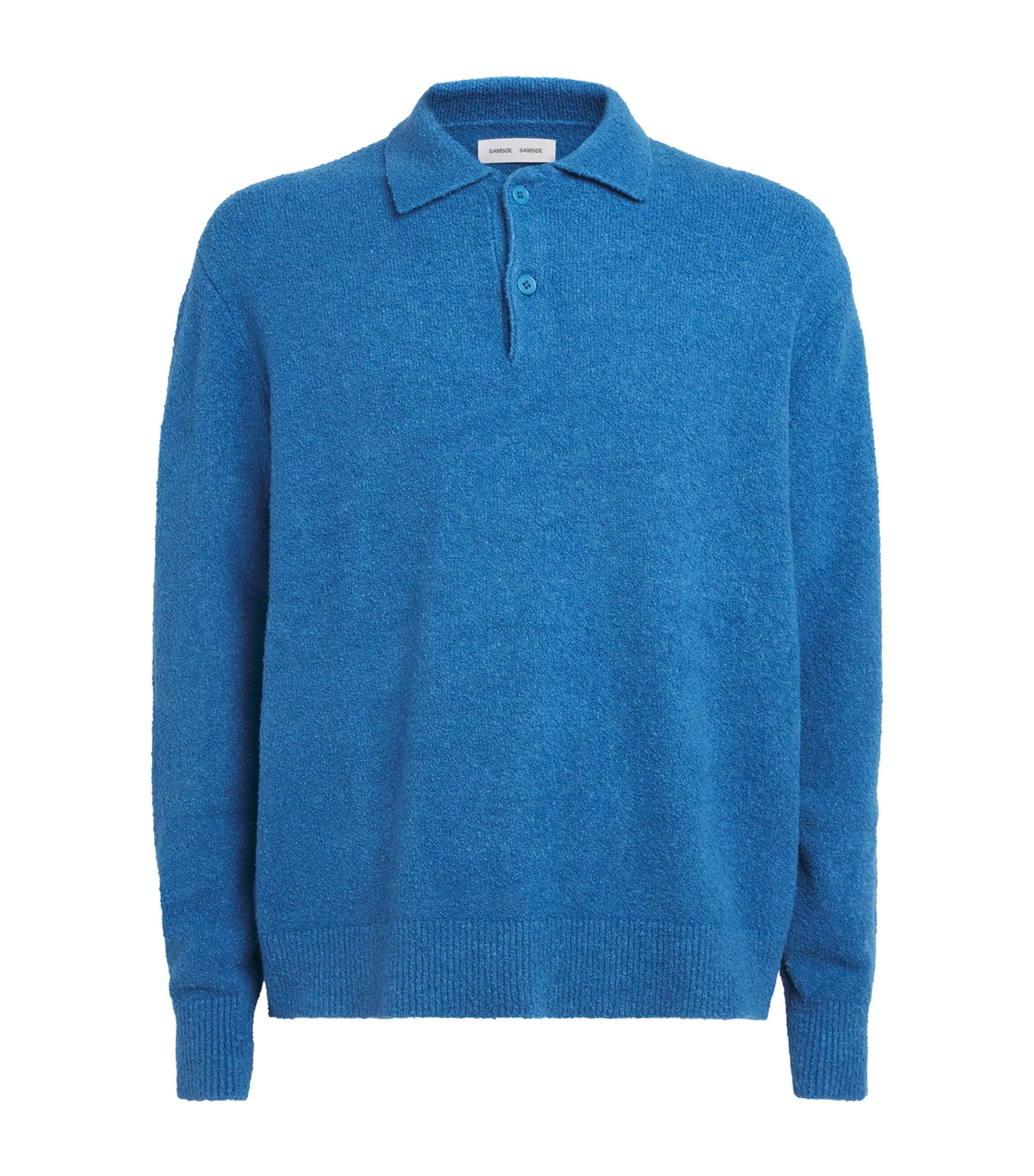 SAMSOE SAMSOE Cotton-Blend Polo Sweater by SAMSOE&SAMSOE