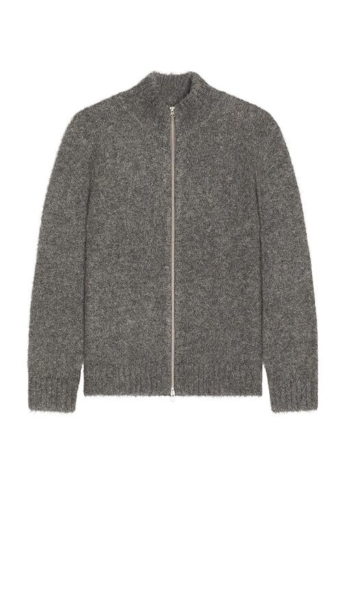 SAMSOE SAMSOE Jean Zip Cardigan in Grey by SAMSOE&SAMSOE