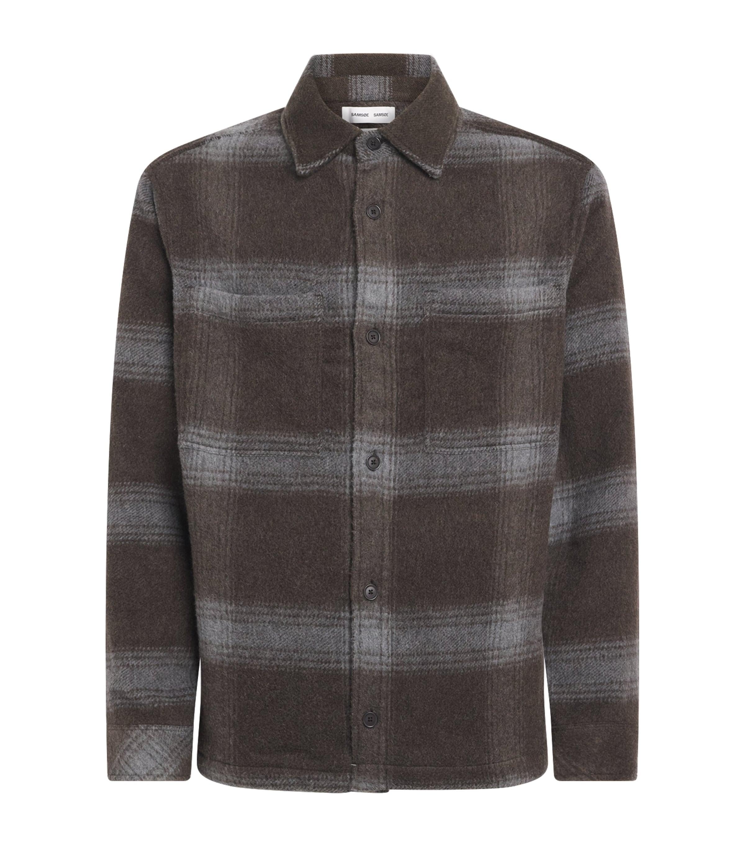 SAMSOE SAMSOE Melange Flannel Overshirt by SAMSOE&SAMSOE