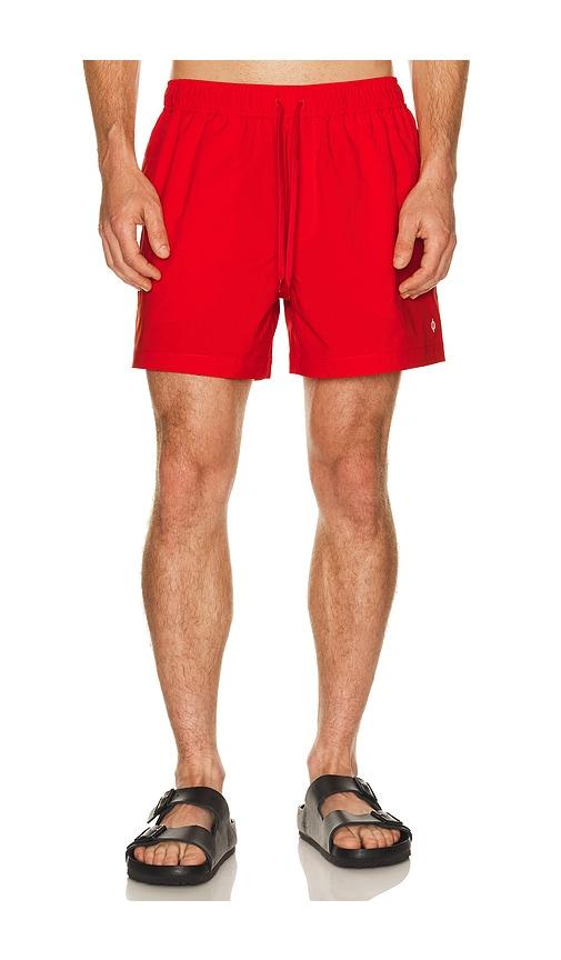 SAMSOE SAMSOE Moses Swim Shorts in Red by SAMSOE&SAMSOE