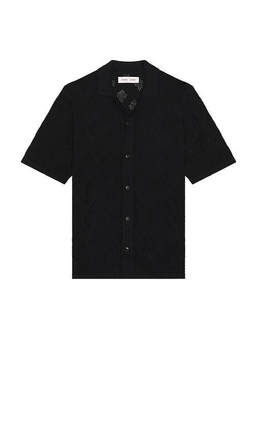 SAMSOE SAMSOE Sadamien Shirt in Navy by SAMSOE&SAMSOE