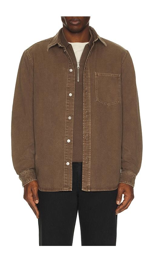 SAMSOE SAMSOE Sadamon P Overshirt in Brown by SAMSOE&SAMSOE