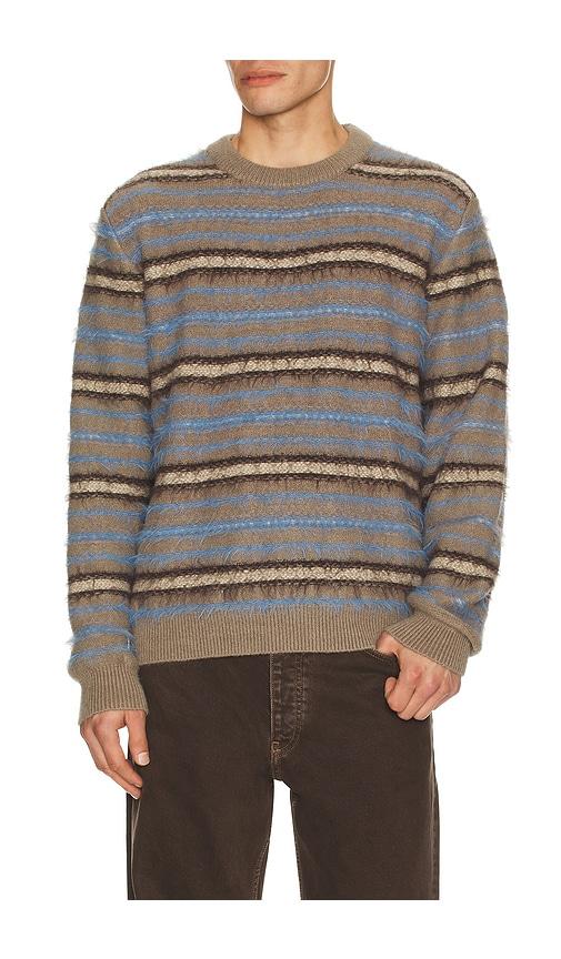 SAMSOE SAMSOE Safinnley Sweater in Grey,Blue by SAMSOE&SAMSOE
