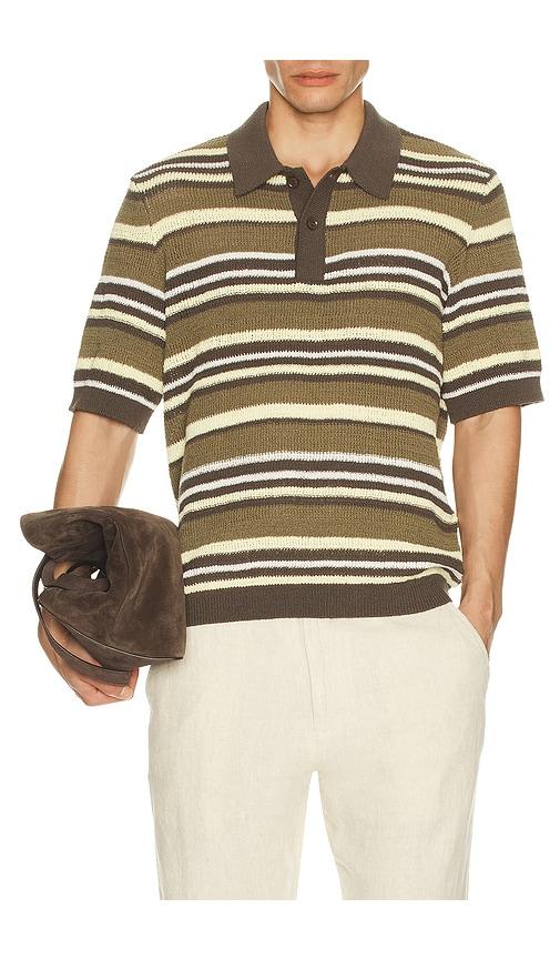 SAMSOE SAMSOE Samarco Short Sleeve Polo in Olive by SAMSOE&SAMSOE