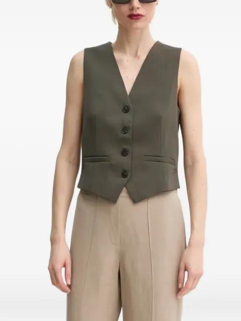 SARAMONA button-fastening vest by SAMSOE&SAMSOE