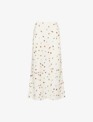 Saagneta Printed Linen Maxi Skirt by SAMSOE&SAMSOE Saagneta Printed Linen Maxi Skirt by SAMSOE&SAMSOE