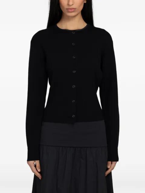 Saanne ribbed-trim cardigan by SAMSOE&SAMSOE