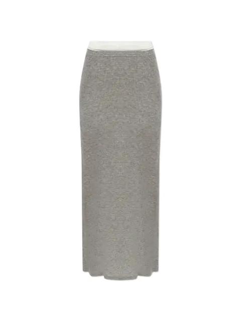 Sadou ribbed maxi skirt by SAMSOE&SAMSOE