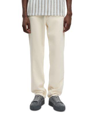 Saeddie Straight Fit 32" Jeans in Soft Natural by SAMSOE&SAMSOE