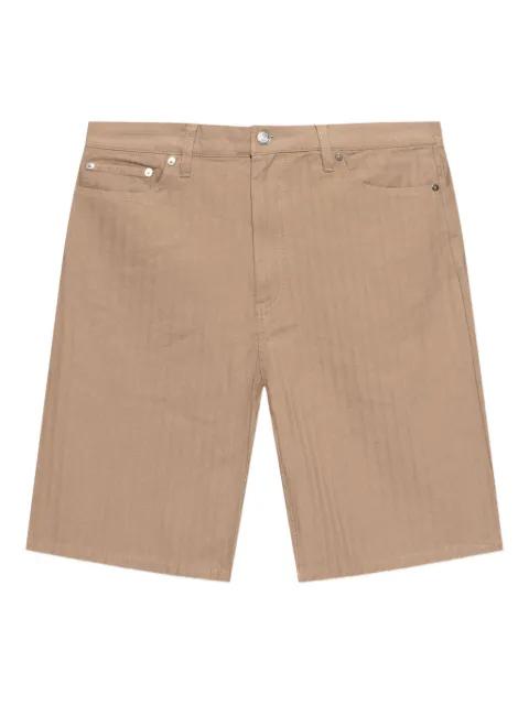 Saeddie striped shorts by SAMSOE&SAMSOE