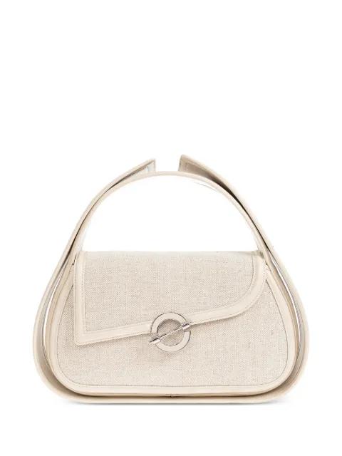 Sahero woven-texture ring-hardware tote bag by SAMSOE&SAMSOE