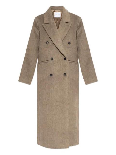 Sajilla double-breasted coat by SAMSOE&SAMSOE