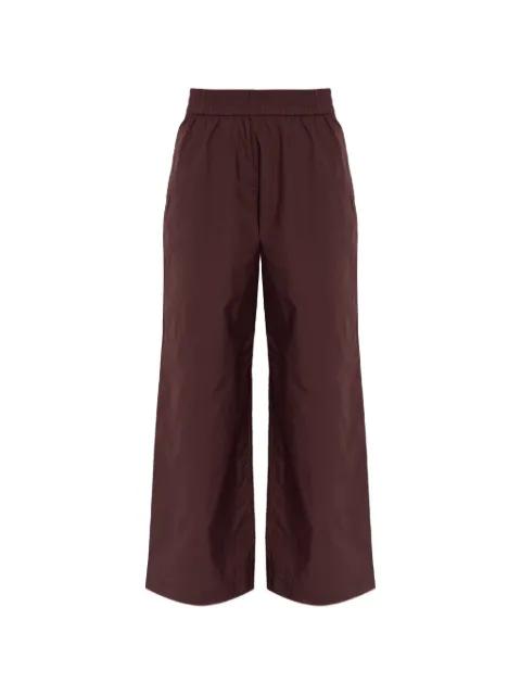 Sajulio elasticated-waist wide-leg trousers by SAMSOE&SAMSOE
