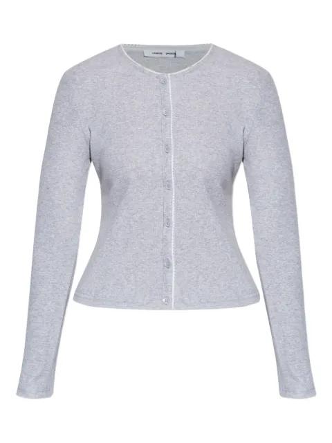 Sajune buttoned-up long-sleeve cardigan by SAMSOE&SAMSOE