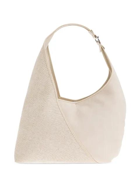 Sakaia panelled leather-trim shoulder bag by SAMSOE&SAMSOE