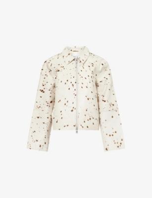 Salylo Pony-Hair Leather Jacket by SAMSOE&SAMSOE