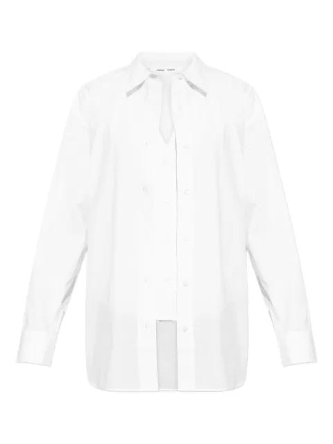 Samoon tie-detail shirt by SAMSOE&SAMSOE