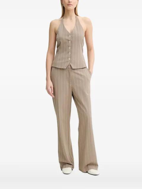 Saneem pinstriped halter-neck top by SAMSOE&SAMSOE