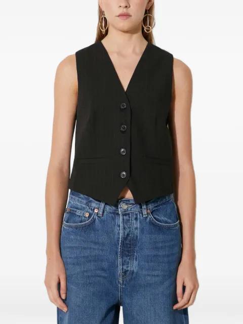 Saramona button pinstripe top by SAMSOE&SAMSOE