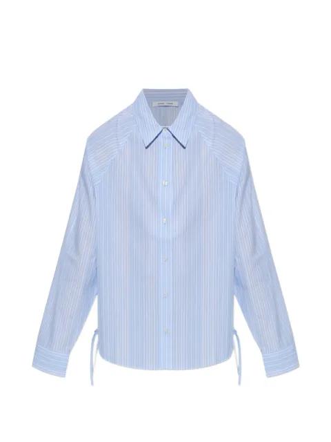 Sarita striped drawstring-hem shirt by SAMSOE&SAMSOE