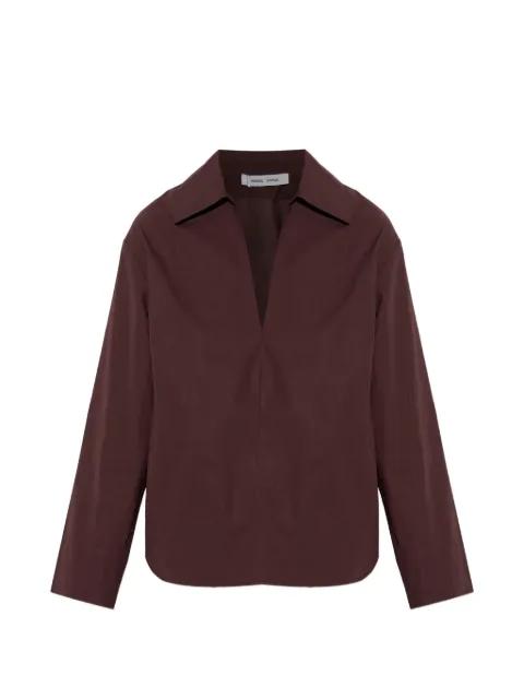 Sasully V-neck blouse by SAMSOE&SAMSOE