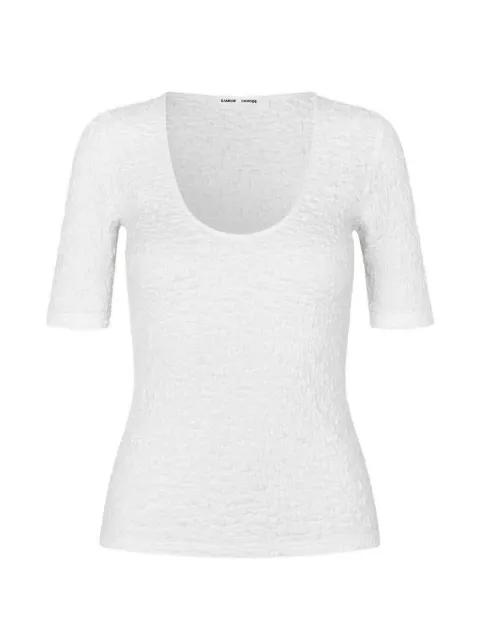 Sia textured T-shirt by SAMSOE&SAMSOE