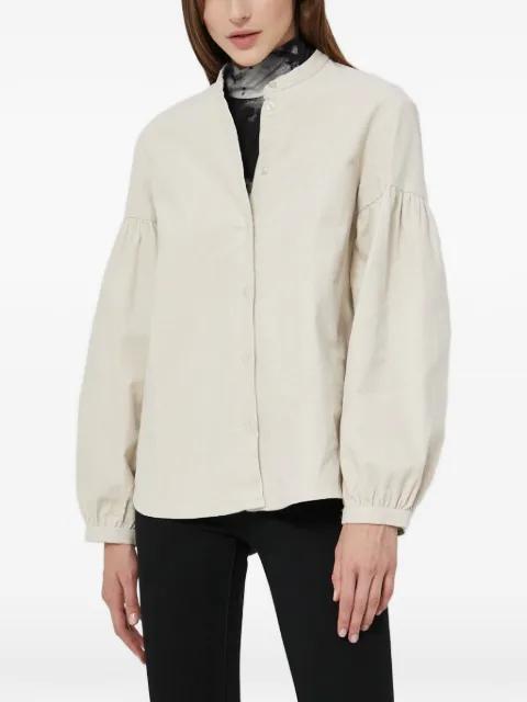 balloon-sleeve shirt by SAMSOE&SAMSOE