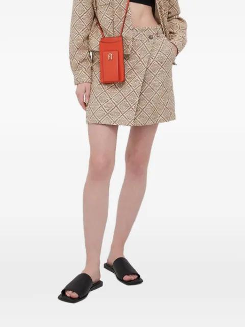 button-fastening mini skirt by SAMSOE&SAMSOE