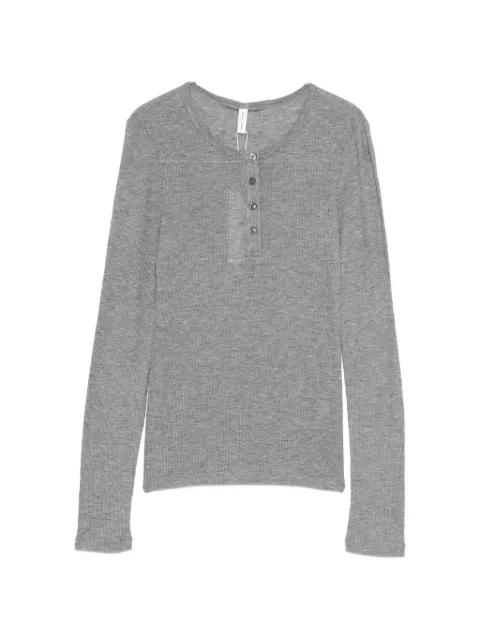 buttoned long-sleeve top by SAMSOE&SAMSOE