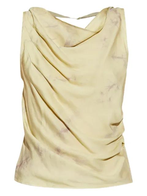 draped sleeveless blouse by SAMSOE&SAMSOE
