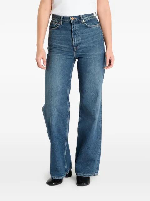faded-wash jeans by SAMSOE&SAMSOE