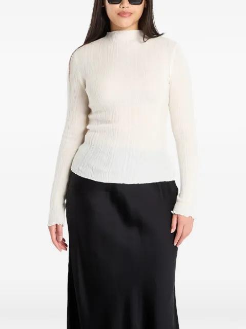 high-neck T-shirt by SAMSOE&SAMSOE