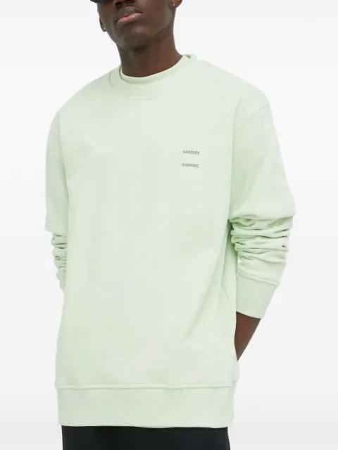 logo-detail crew-neck sweatshirt by SAMSOE&SAMSOE