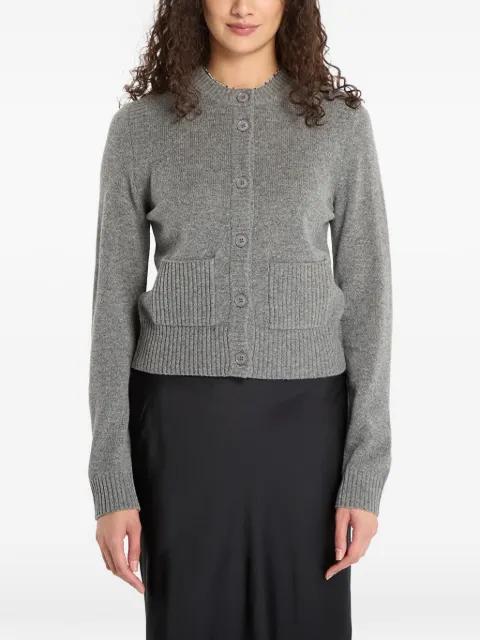 patch-pocket cardigan by SAMSOE&SAMSOE