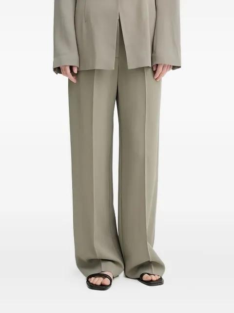 pleated wide-leg trousers by SAMSOE&SAMSOE