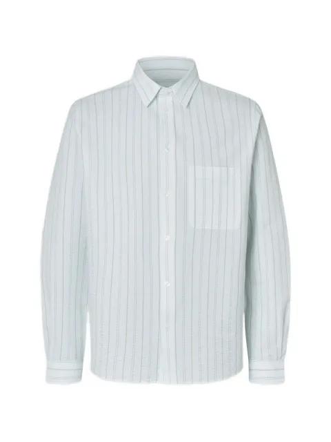 pocket striped shirt by SAMSOE&SAMSOE