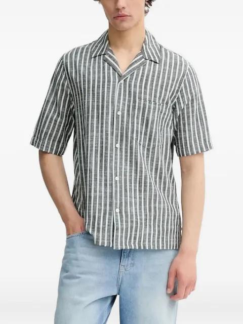 striped short-sleeve shirt by SAMSOE&SAMSOE