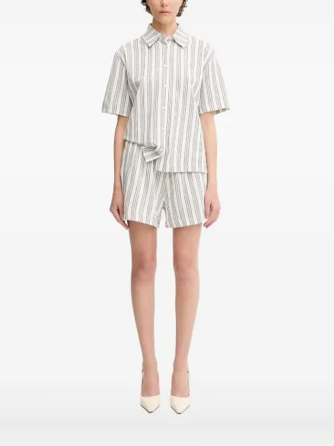 striped short-sleeve shirt by SAMSOE&SAMSOE