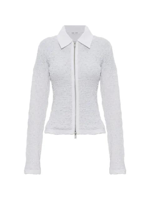 zip collared top by SAMSOE&SAMSOE
