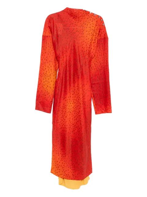 Willow lava-fish dress by SAMUEL GUI YANG